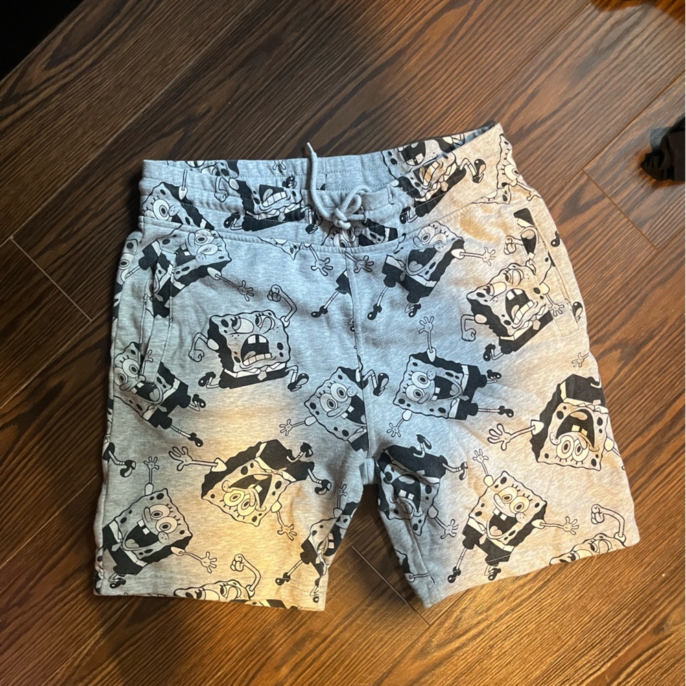 Gray SpongeBob SquarePants Shorts